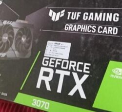 دو عدد کارت گرافیک 3070 ایسوس TUF ،،،