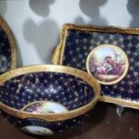 سرویس سورمه‌ای 37 تکه‌ای