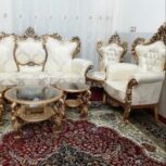 مبل سلطنتی به همراه میز و گل میز مارک البرز