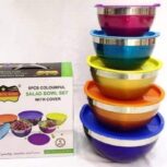 کاسه5تکه استیل