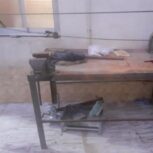 میز کار با دو گیره و لنت کوب