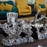 کشتی شکسته فایبر گلاس اصل