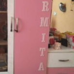 تخت و کمد دخترانه صورتی