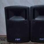 2 عدد باند اکتیو.اسپیکر بلندگو FBT اف بی تی.میکسر دایناکورد