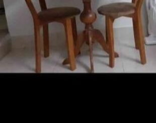 میز صندلی چوبی