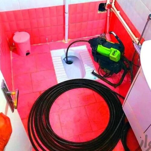 لوله بازکنی فنربرقی فنرزن برقی چاه باز کن کل شیراز
